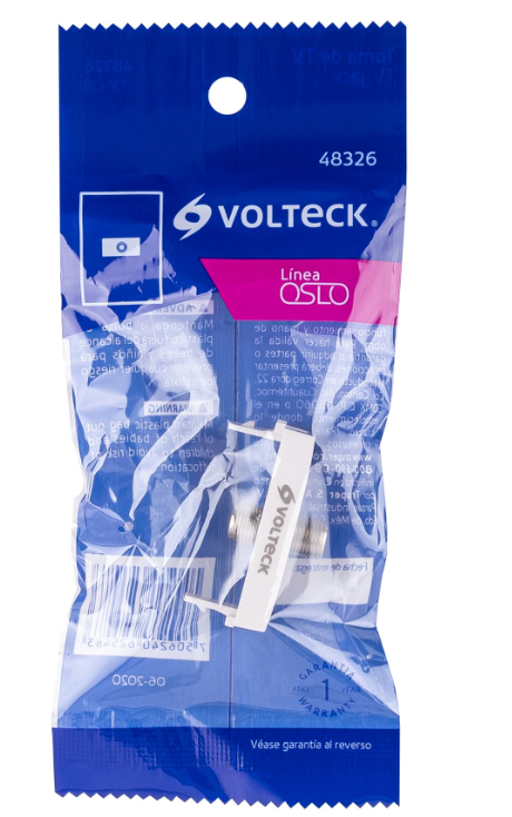 TOMA DE TELLEVISOR BLANCO