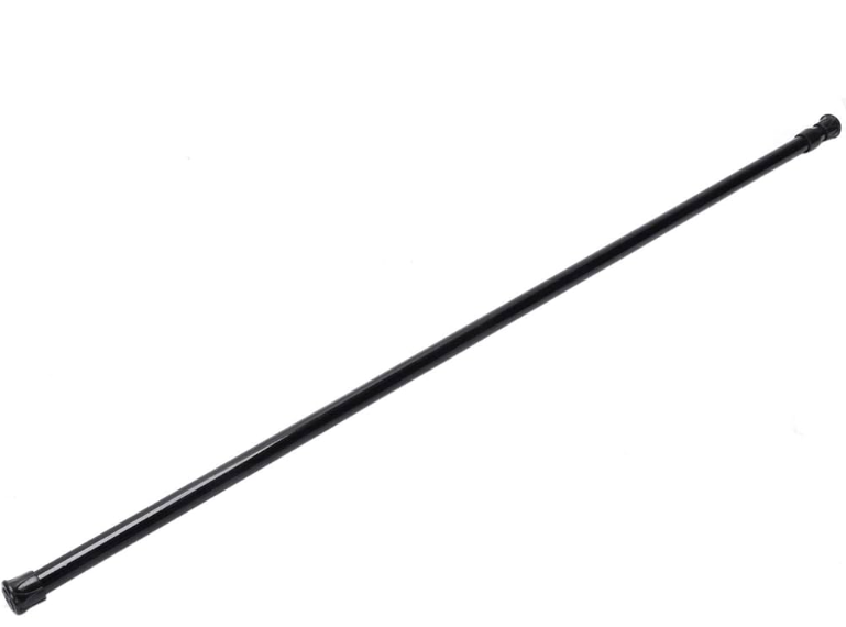 TUBO CORTINERO P-BAÑO 200CM NEGRO