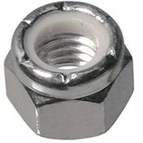 TUERCA SEGURIDAD  1/4" GALV.