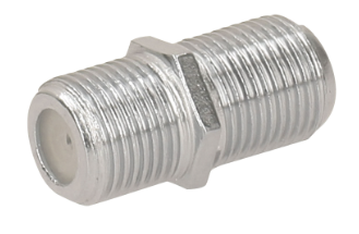 UNION PARA CONECTOR DE ENROSCAR P/CABLE COAXIAL RG6