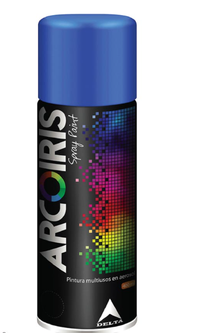PINTURA SPRAY AZUL 400 ML ARCOIRIS