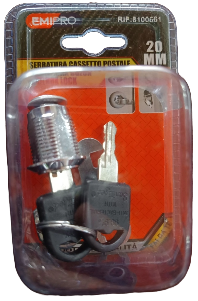CERRADURA DE 20MM 00661 EMIPRO