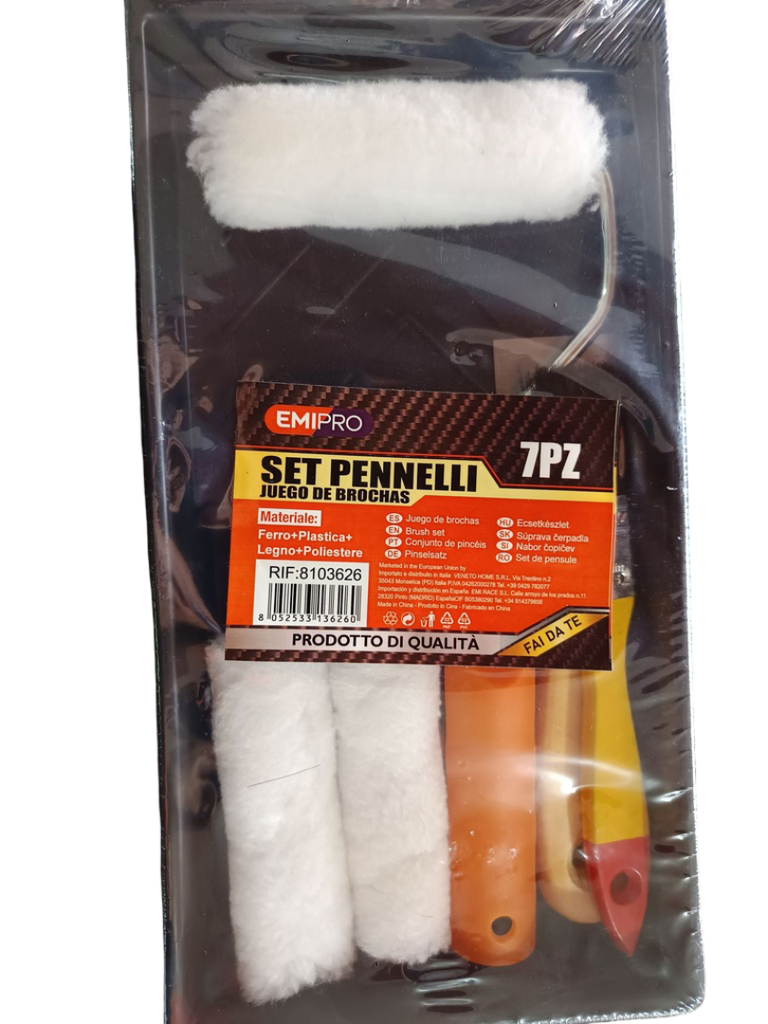 JUEGO DE RODILLO 7 PZS 03626 EMIPRO