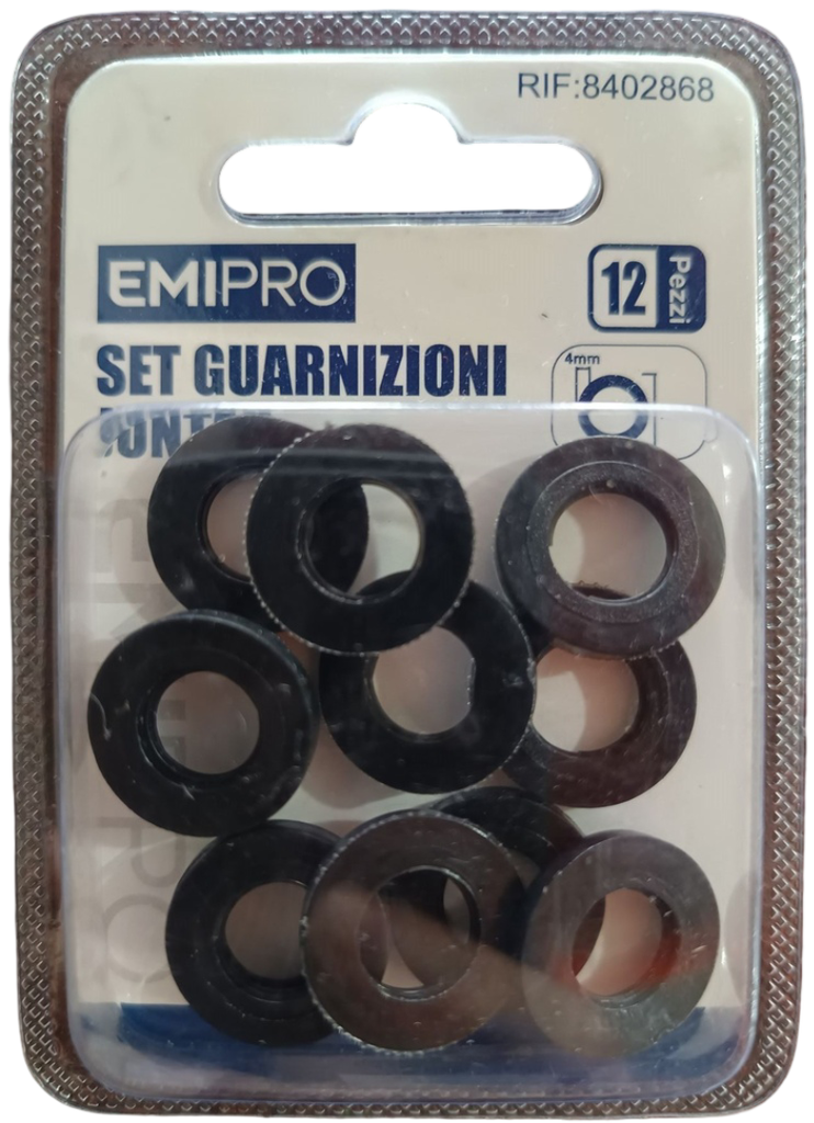 KIT DE EMPAQUE DE HULE 1/2 A2868 EMIPRO