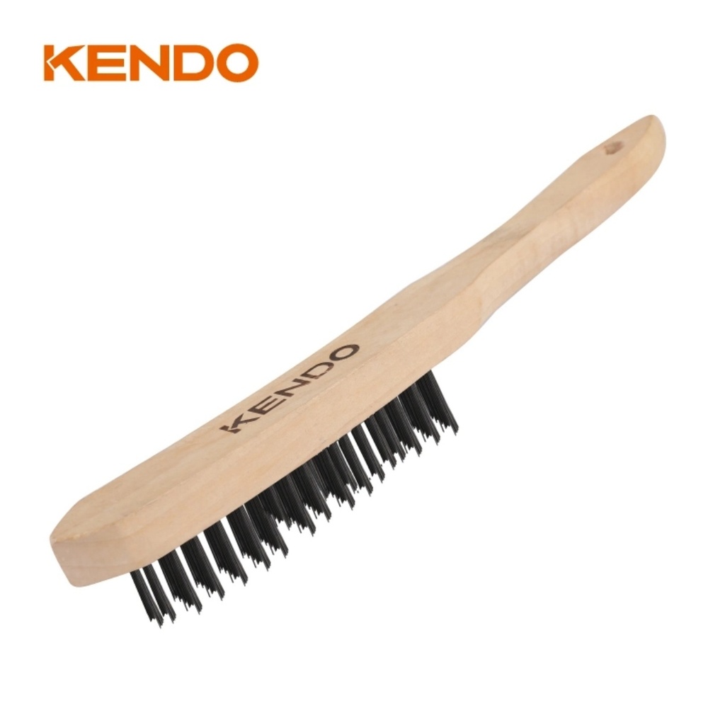 CEPILLO DE ALAMBRE MANGO DE MADERA 5 FILAS 06950