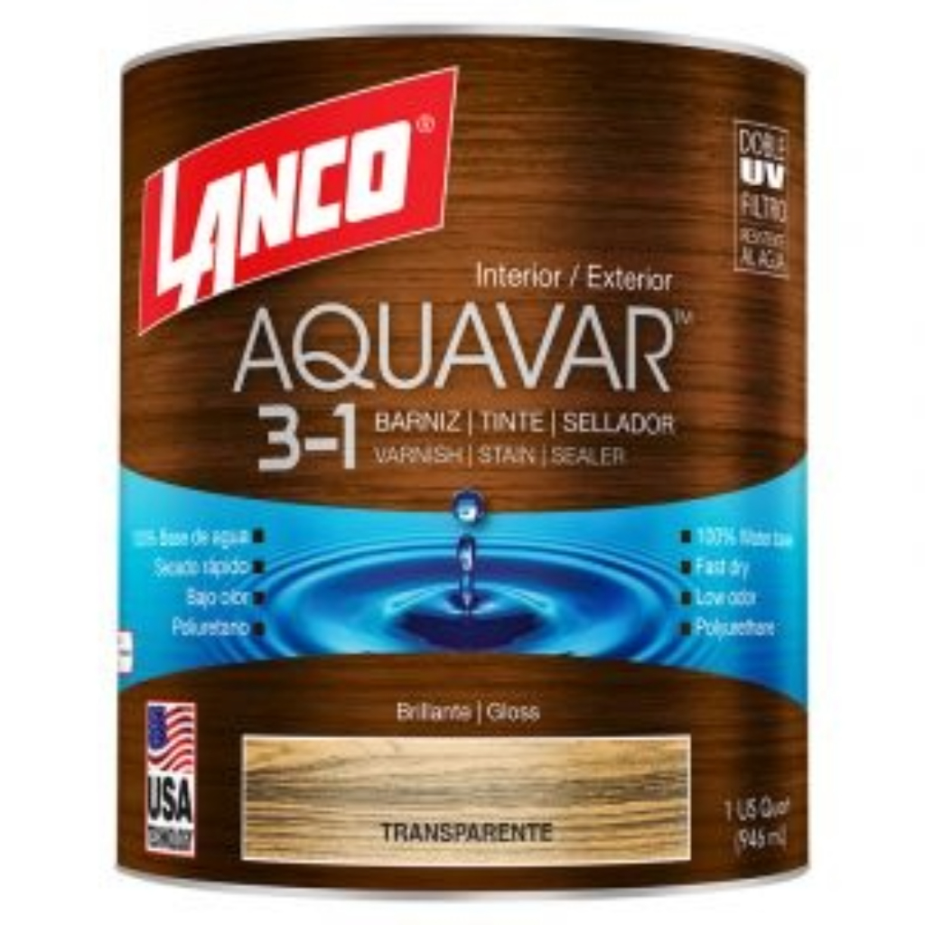 1/4 AQUAVAR TRANSPARENTE