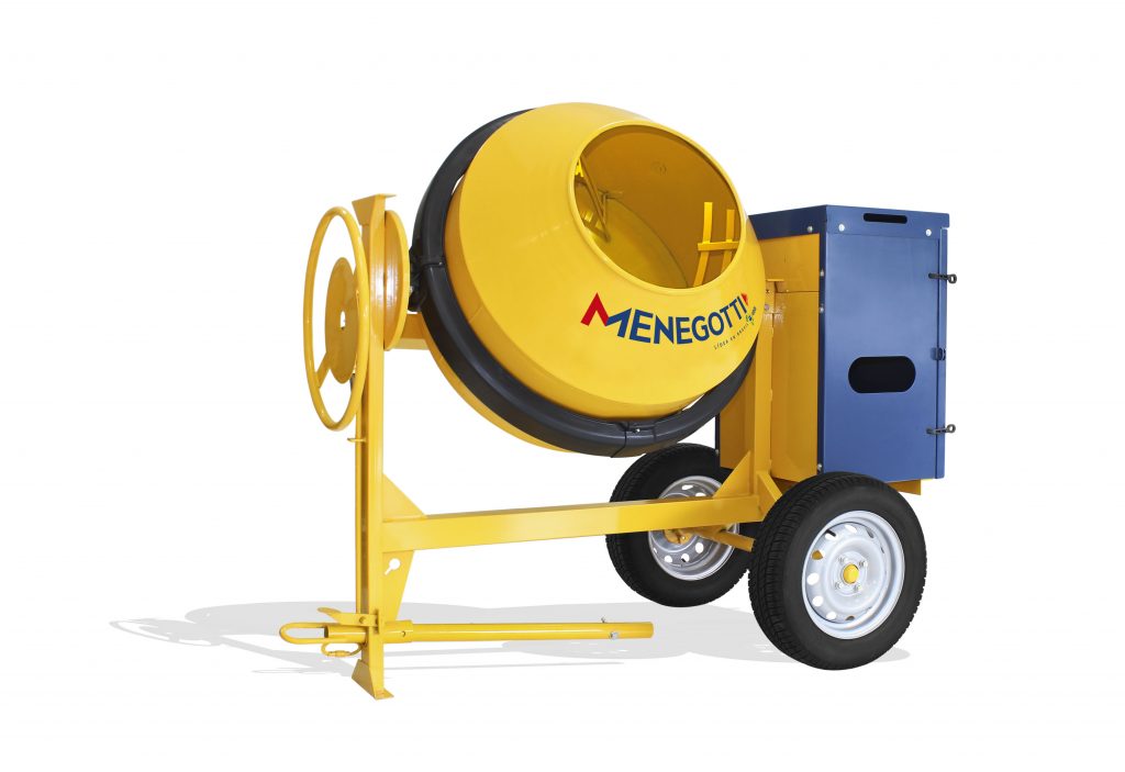 MEZCLADORA DE CONCRETO 400L A GASOLINA GX CON MOTOR MENEGOTTI MENEGOTTI
