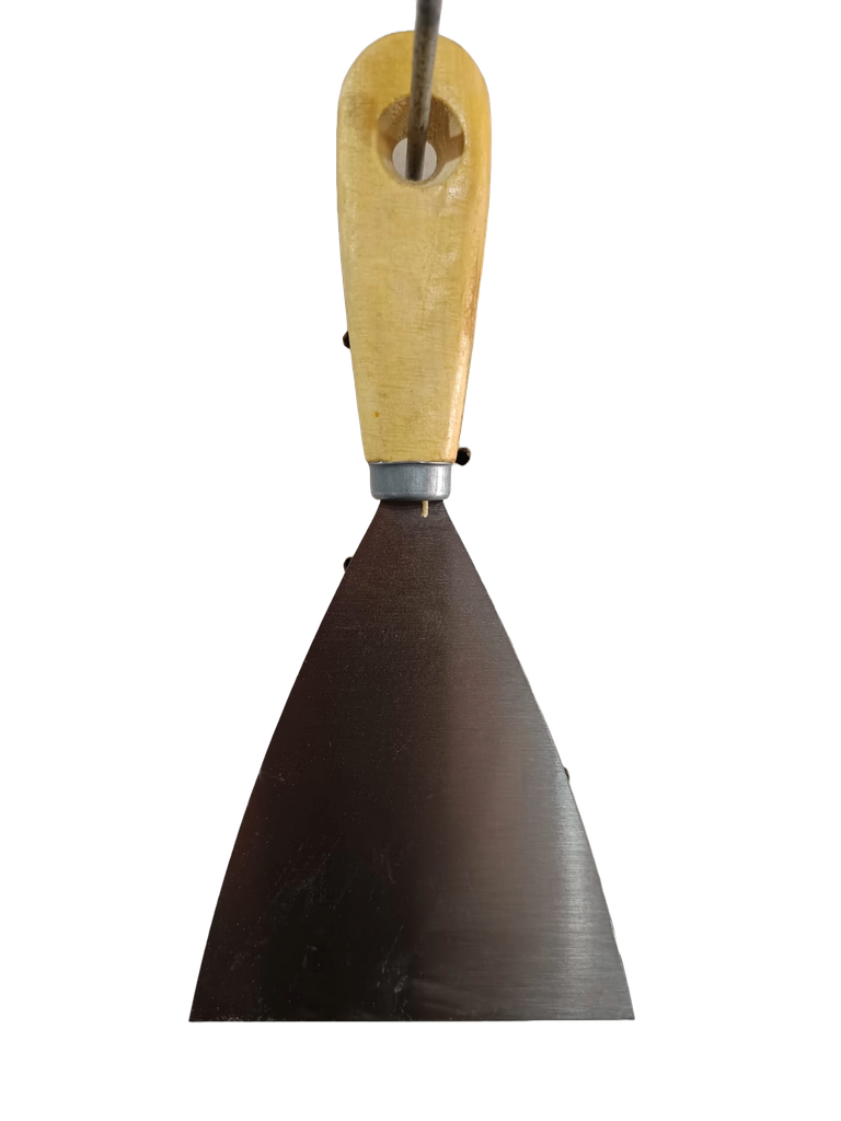 ESPATULA MANGO DE MADERA DE 4" KUVAL