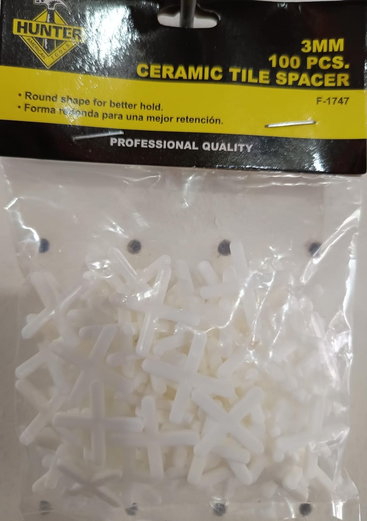 BOLSA SEPARADOR DE CERAMICA 3MM (100PZS) F-1747 HUNTER