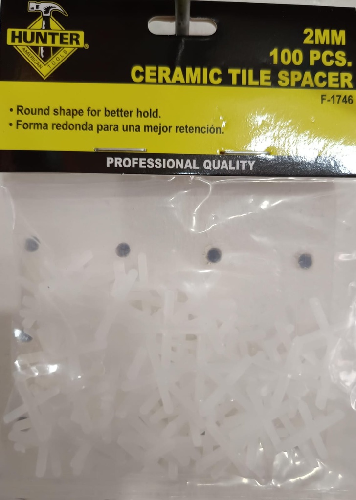 BOLSA SEPARADOR DE CERAMICA 2MM (100PZS) F-1746 HUNTER