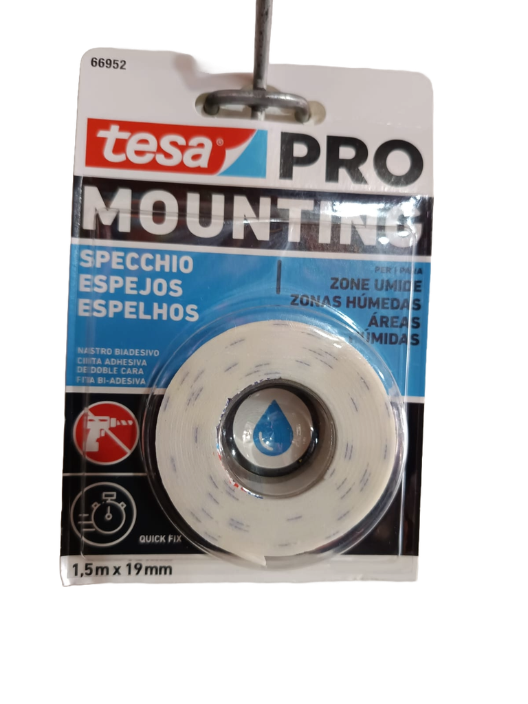 TESA CINTA 1.5MX19MM DOBLE CARA 3/4"