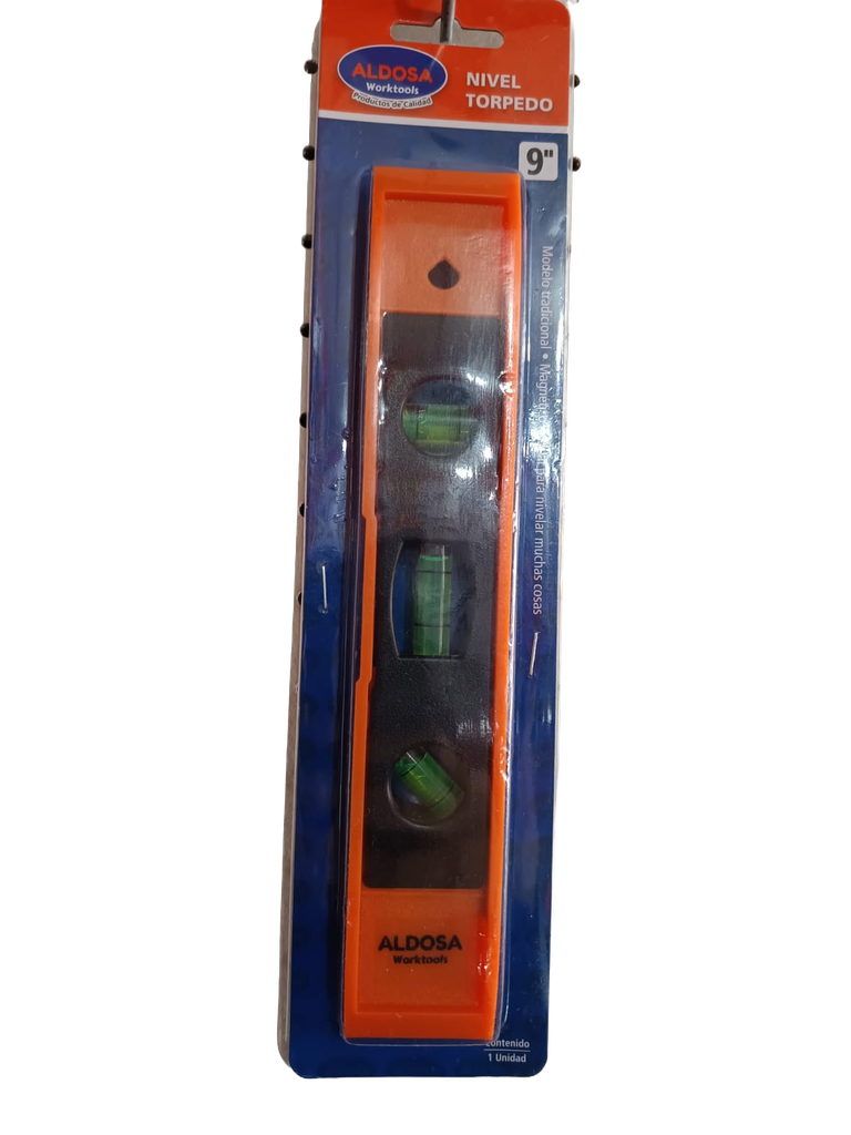 NIVEL TORPEDO 9" MAGNETICO ALF0207 ALDOSA