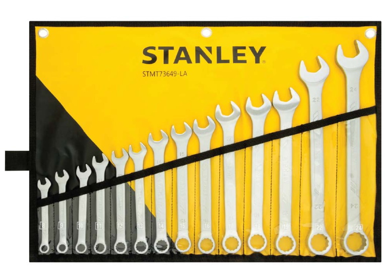 LLAVES COLA/CORONA 8-24MM/12 (14) ANTISLIP STMT73649L STANLEY