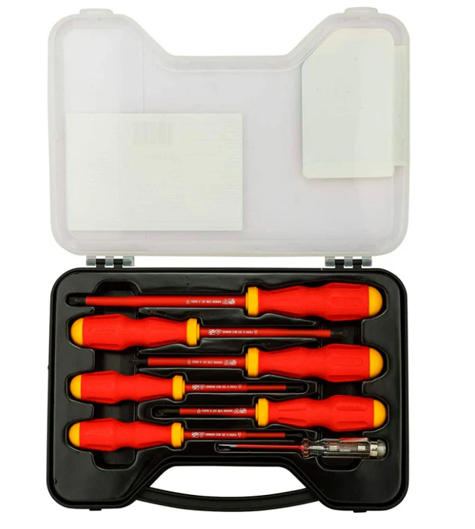 DESARMADORES AISLADOS 1000V (7) 10/10 STMT60175L STANLEY