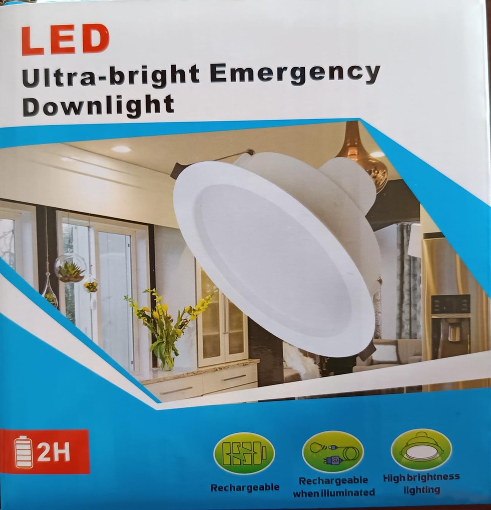 OJO DE BUEY EMPOTRABLE 9W-6500K C37