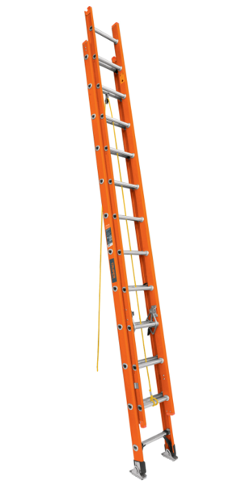ESCALERA DE EXTENSION TIPO II, 24 PELDAÑOS, FIBRA DE VIDRIO 16757 TRUPER