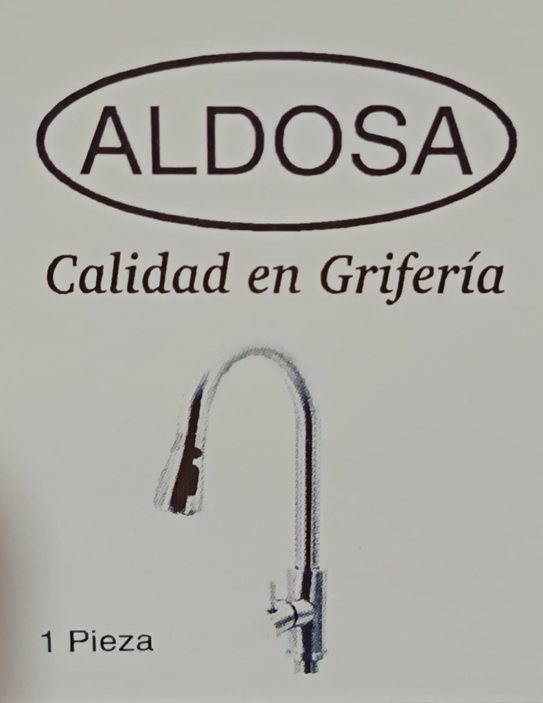 LLAVE INDIV P/LAVAT MONOMANDO FUNCION D/SPRAY CABEZA EXTENSIBLE COL/SATINADO AL0047 ALDOSA