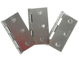 BISAGRA SUPER PESADA PULIDA GRIS CUADRADA DE 3 X 3 X 1.80 MM B44268