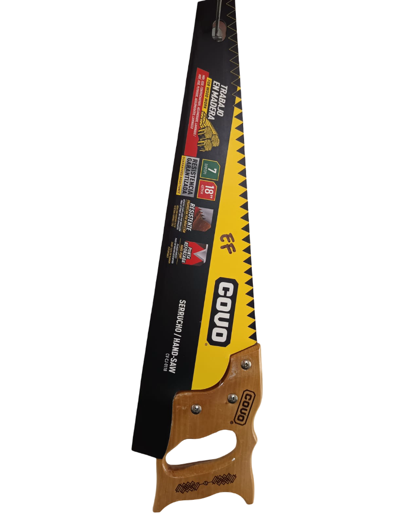 SERRUCHO MANGO DE MADERA C/ESCALA 18" CV-CJ-0118 COVO