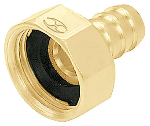 CONECTOR 3/4" HEMBRA DE LATÓN SÓLIDO PARA MANGUERA 12286 TRUPER
