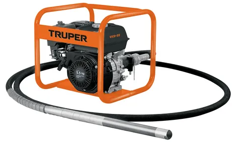 VIBRADOR PARA CONCRETO CON MOTOR A GASOLINA 5.5 HP 103237 TRUPER