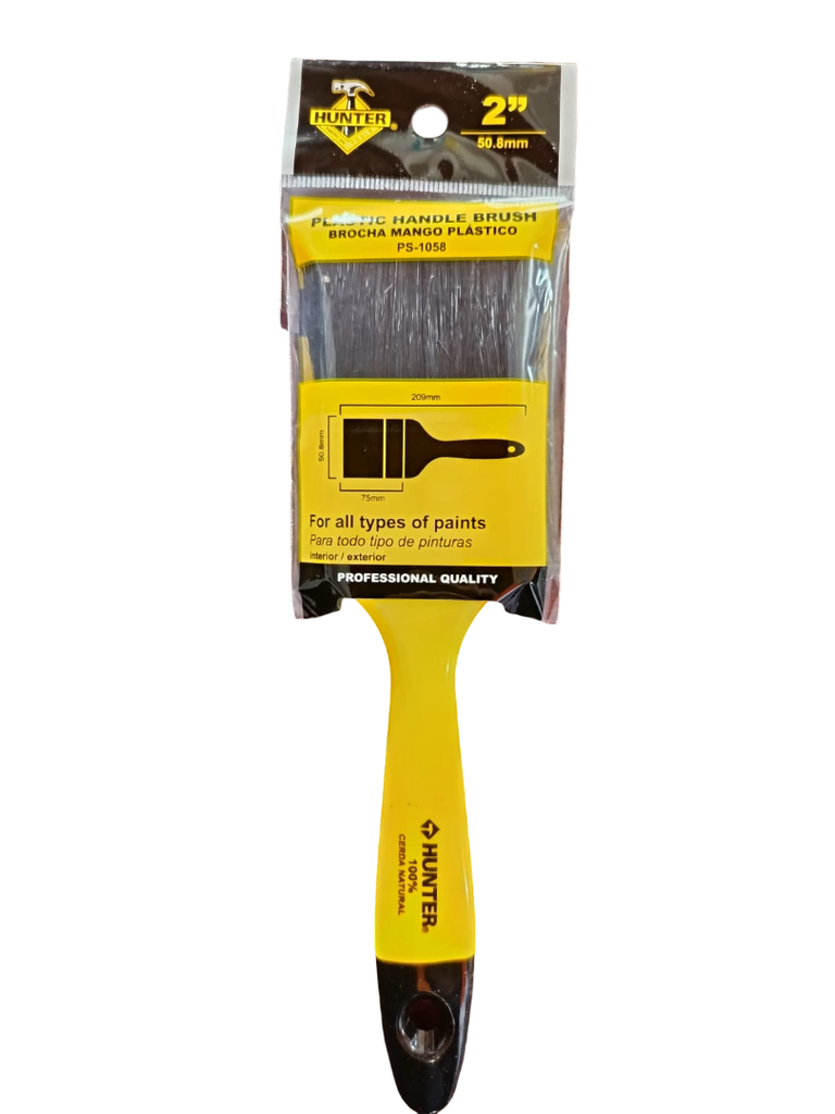 BROCHA MANGO AMARILLO 2" HUNTER 