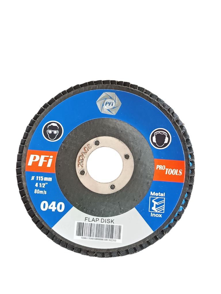 DISCO ZIRCONIO LAMINADO PFI 4 1/2 GRANO #40