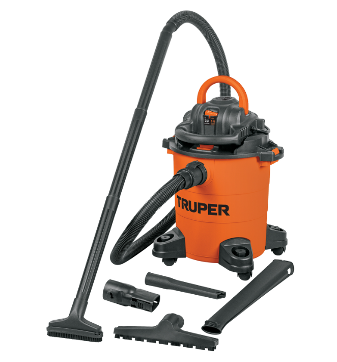 ASPIRADORA /SOPLADORA DE SOLIDOS Y LIQUIDOS 5 GAL. PLASTICA 101521 TRUPER