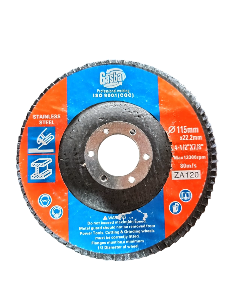 DISCO MULTICAPAS 4.5" G-120 A.INOX GASBA