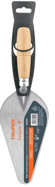 CUCHARA PARA ALBAÑIL 9' FORJADA TIPO CENTROAMERICANA 13006 TRUPER