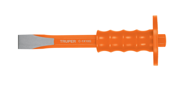 CINCEL DE CORTE FRIO 1X10' CON GRIP 12273 TRUPER