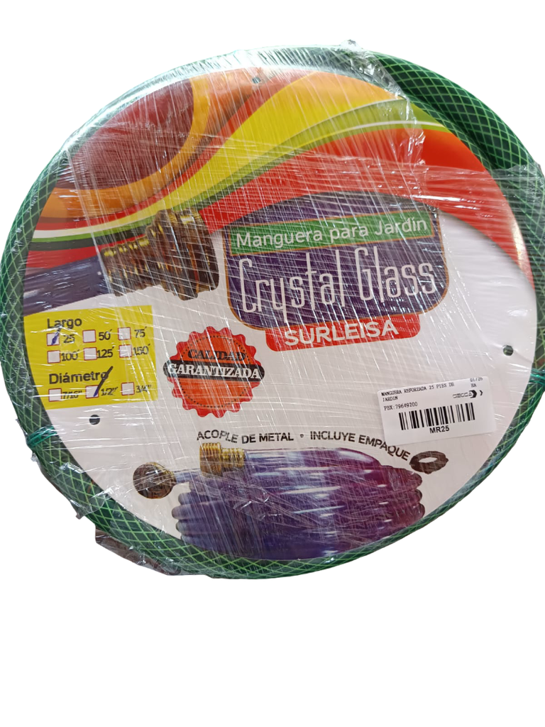 MANGUERA REFORZADA 25 PIES DE JARDIN SURLEISA