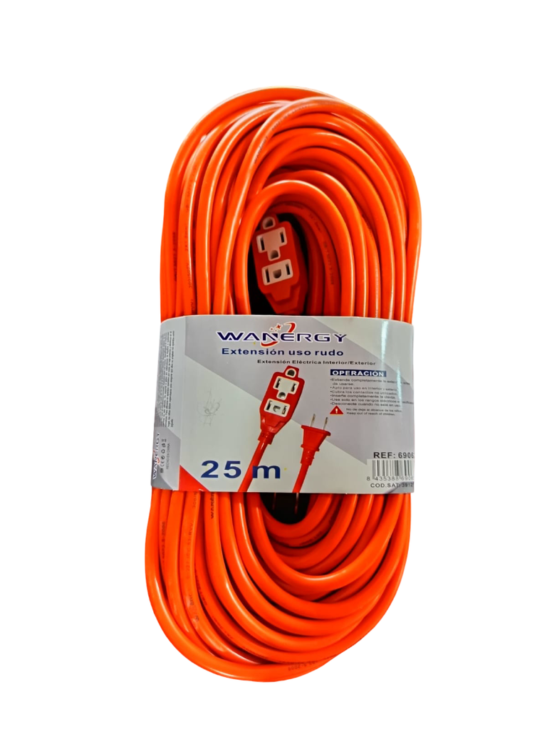 EXTENSION USO RUDO 25MTS 69063 WANERGY