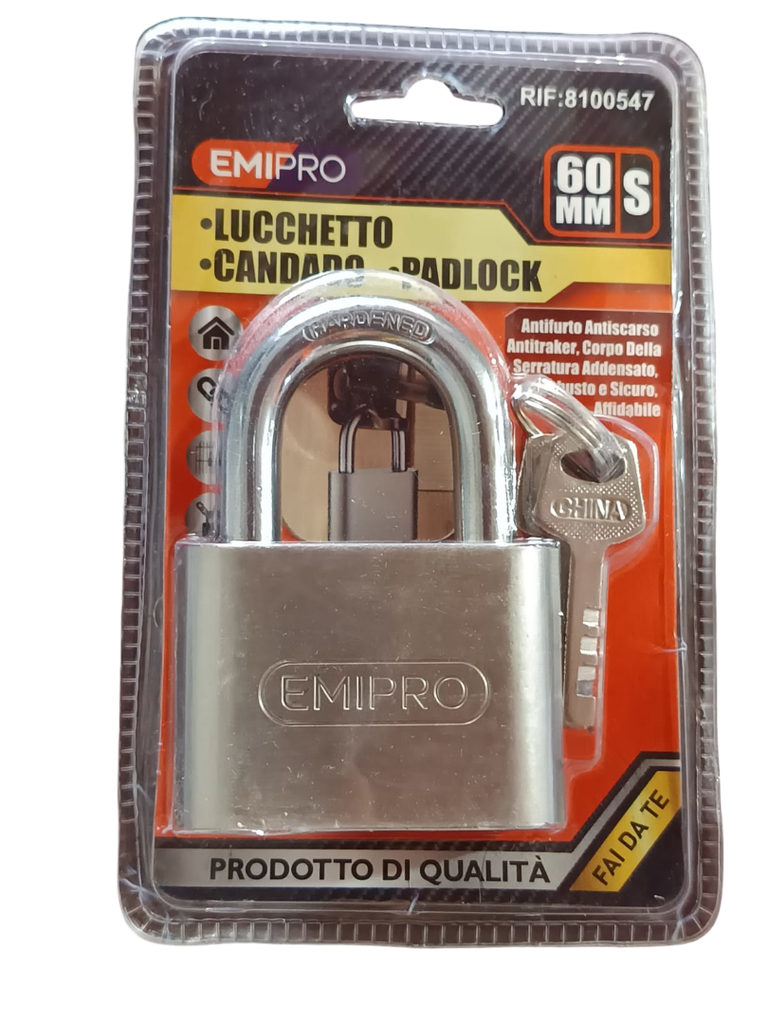 CANDADO 60MM 8100547 EMIPRO