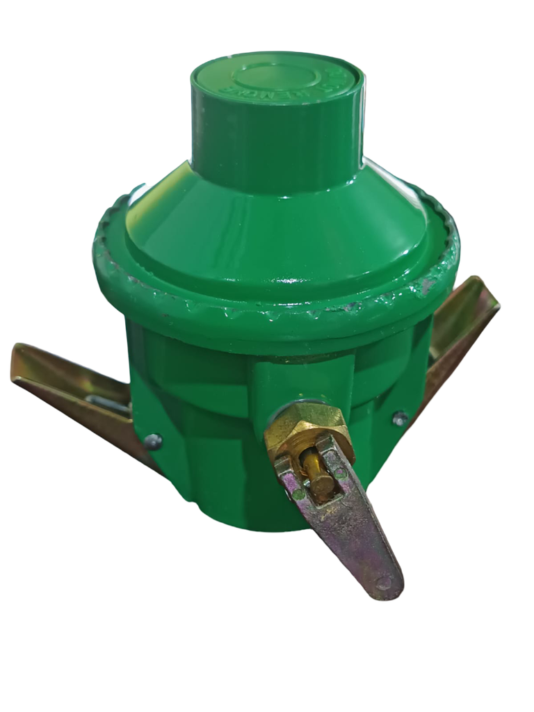REGULADOR DE GAS 2 GANCHOS VERDE GR-505