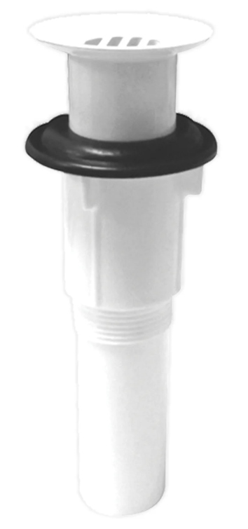 DESAGUE P/LAVAMANOS PLASTICO BLANCO DE 1 1/4X7" REJILLA BLANCA 9735 FAMA