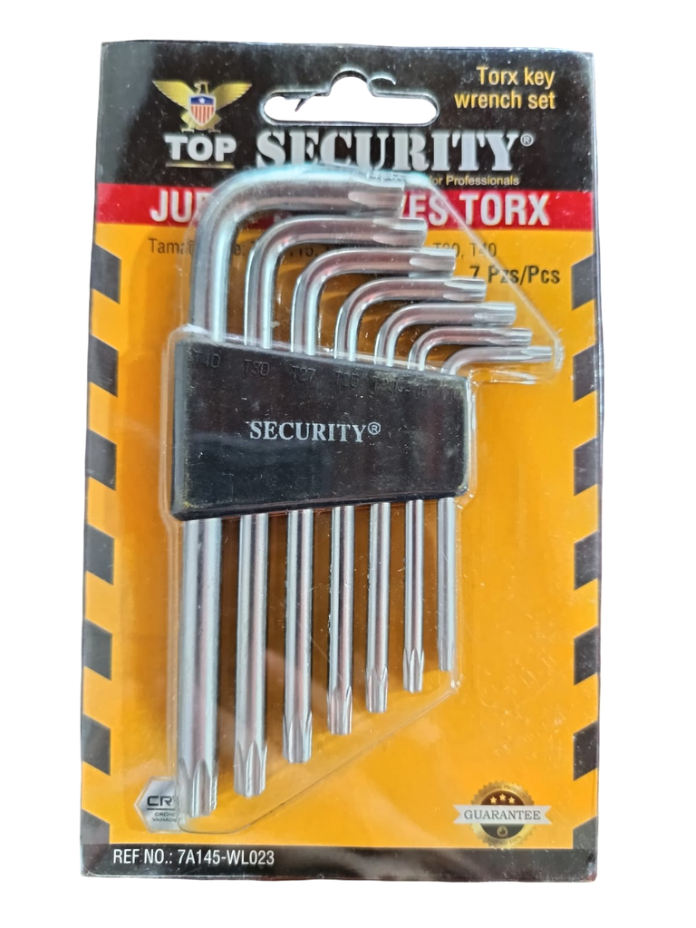 JUEGO DE LLAVES TORX 7PZA 74145-WL023 SECURITY