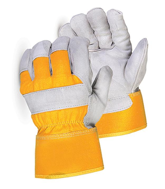 GUANTES DE CUERO Y LONA REFORZADA CV-GL-4 USO PROFESIONAL COVO