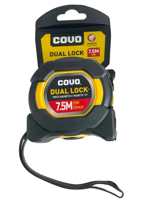 METRO DUAL LOCK 7.5M ANCHO 25MM CV-MET06-7525M COVO