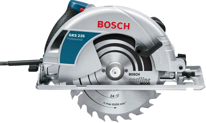 SIERRA CIRCULAR DE 9-1/4 GSK 235 2100W HD-HOJA DE SIERRA 24D H010270 BOSCH