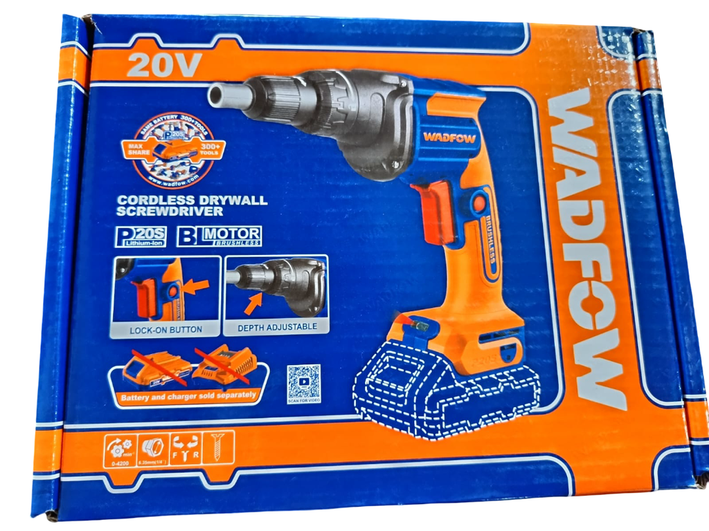 ATORNILLADOR T/YESO 1/4 20V S/BA  WDS20428 WOLFOX