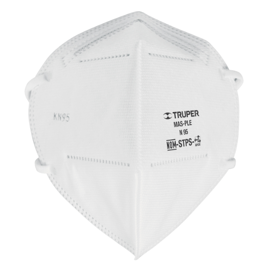 RESPIRADOR PLEGABLE N95, PARA POLVOS Y PARTÍCULAS, 14427 TRUPER