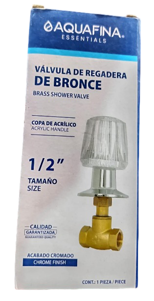 LLAVE DE DUCHA C/LARGO ACRILICA BRONCE A-6014 AQUAFINA