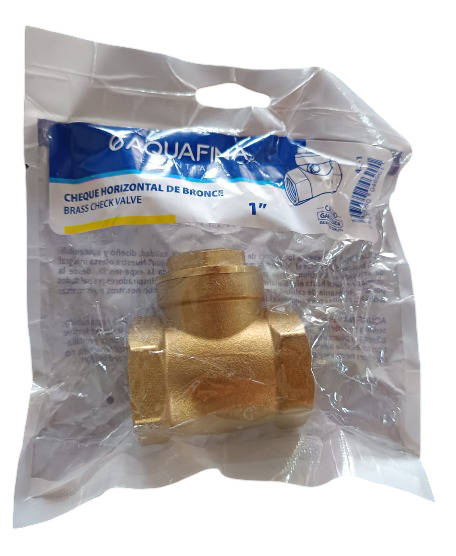 VALVULA DE CHEQUE ORIZONTAL DE 1" A-C-1 AQUAFINA