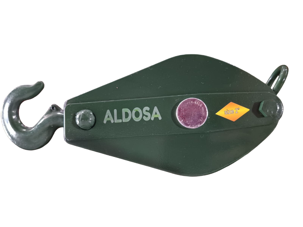 GARRUCHA VERDE TIPO PESADO 2" (CAP 500LBS) ALF0417 ALDOSA