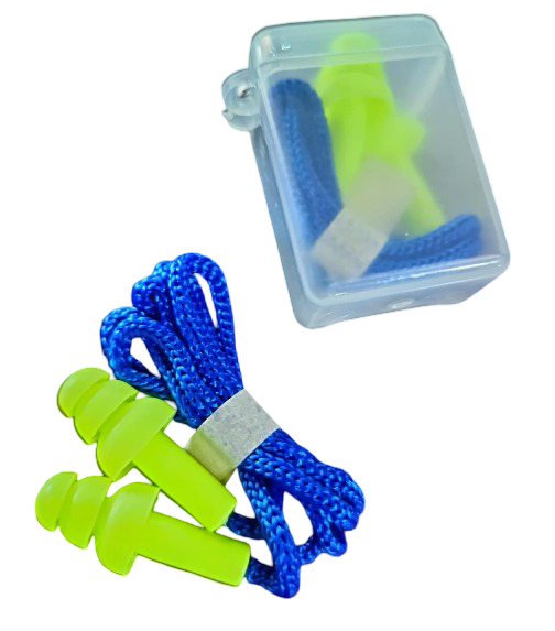 TAPON DE OIDOS REUSABLE CON CUERDA Y ESTUCHE