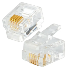 CONECTOR  TELEFONICO DE 4 CONTACTOS RJ-11