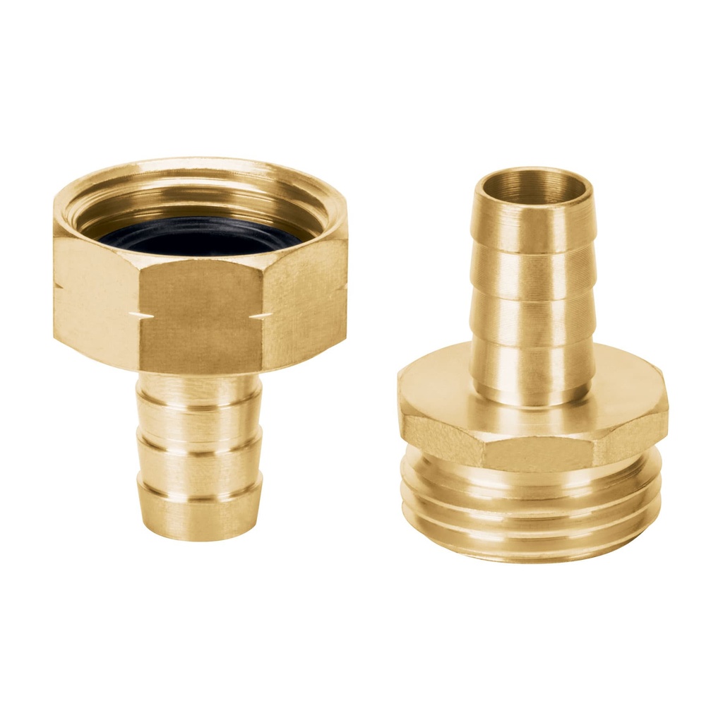 CONECTOR MACHO 1/2" DE LATON SANTUL