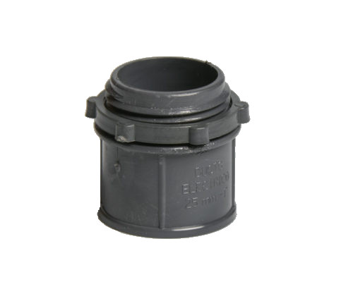 CONECTOR PVC 3/4" PARA DUCTO GRIS