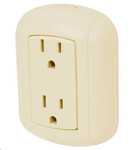 CONTACTO DUPLEX DE SOBREPONER ATERRIZADO OVALADO PT1549 POWERTECH